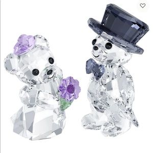 Swarovski You & I crystal bear figurine.